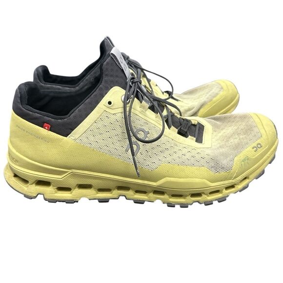 On Running Lime and Black Trail Shoes main image 9